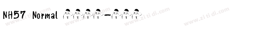 NH57 Normal 语言英文字体转换